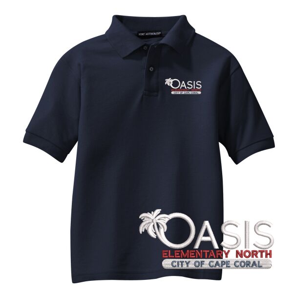 Oasis Elementary North School | Youth Cotton Uniform Polo Thumbnail