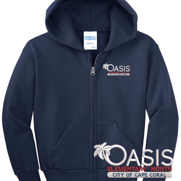 Oasis Elementary North School | Youth Uniform Full-zip Jacket Thumbnail