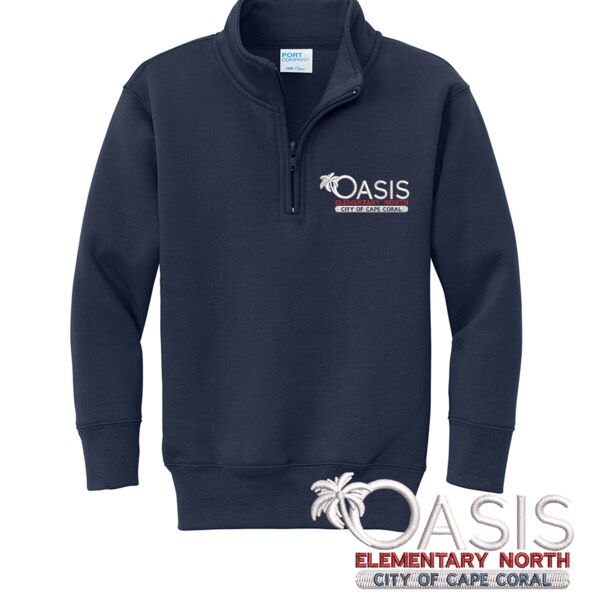 Oasis Elementary North School | Youth Uniform 1/4-Zip Thumbnail