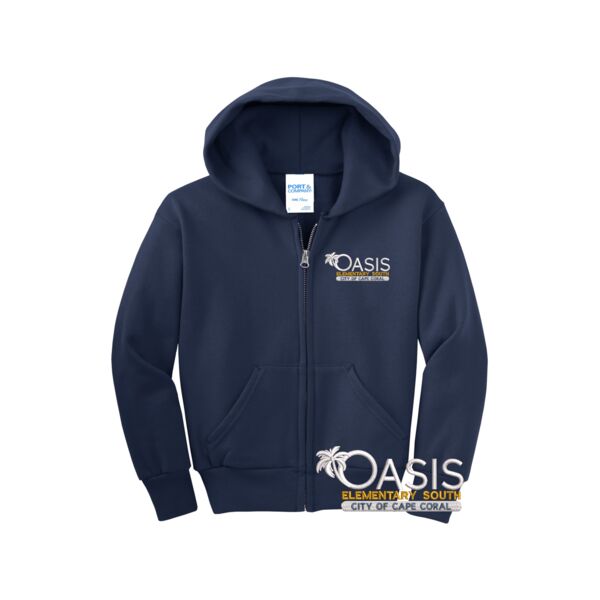 Oasis Elementary South School | Youth Uniform Full-zip Jacket Thumbnail